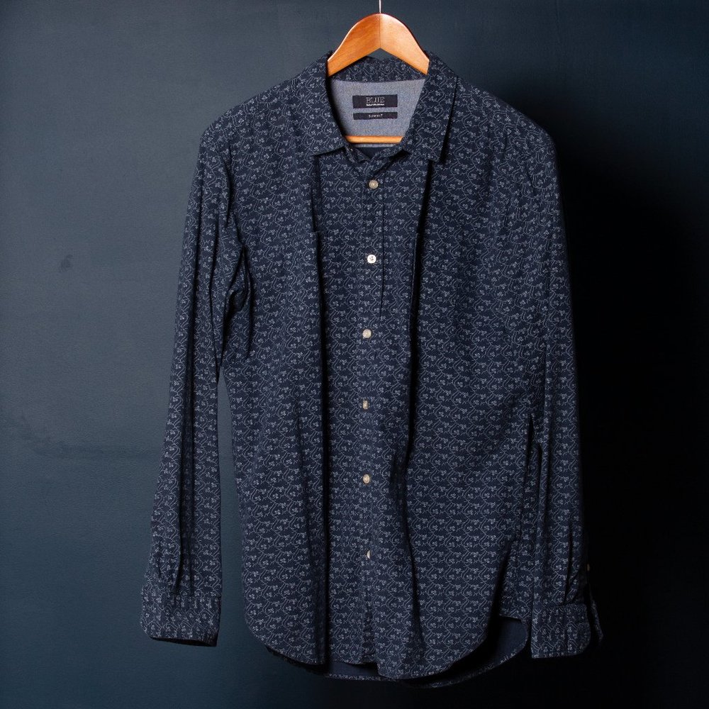 Saks 5th Ave Floral Long Sleeve Button-Down